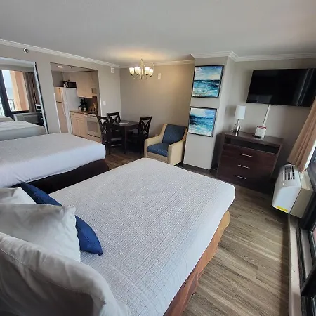 Direct Oceanfront Suite Caravelle Resort 615 Sleeps 4 Guests Myrtle Beach Exterior photo